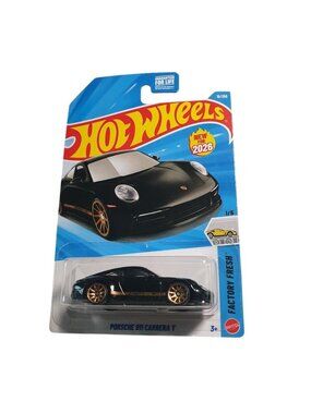 Hot Wheels Porsche 911 Carrera T Factory Fresh 2026 Edition 15/250 Black Gold